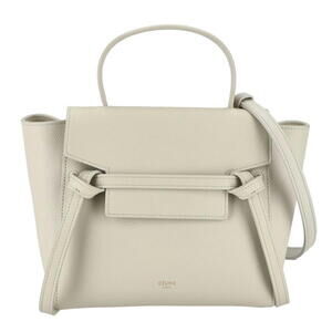 Celine Belt Bag Leather 2WAY Handbag Grained Calfskin